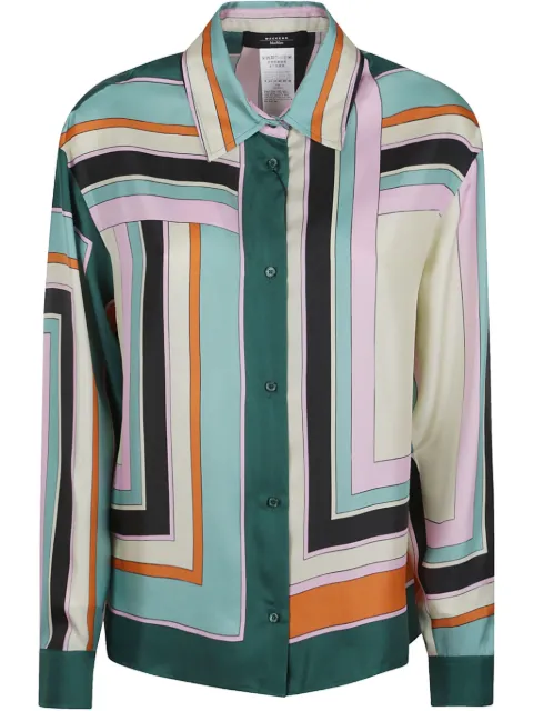 Weekend Max Mara geometric-print button-up shirt