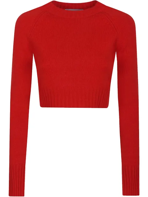 Sportmax cropped ribbed top