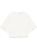 kaos cropped top - White