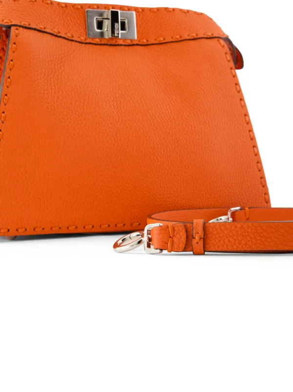 FENDI ピーカブー I See U ハンドバッグ S | オレンジ | FARFETCH JP