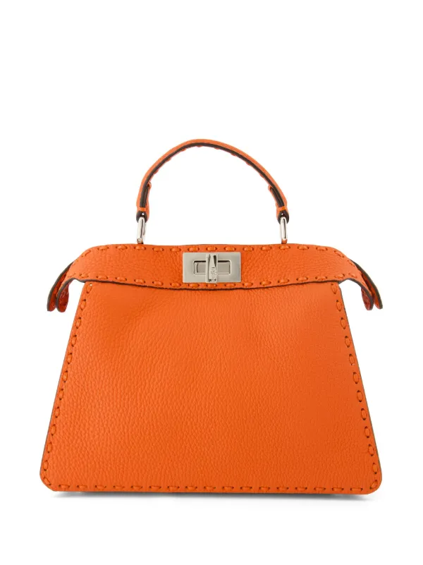 FENDI ピーカブー I See U ハンドバッグ S | オレンジ | FARFETCH JP