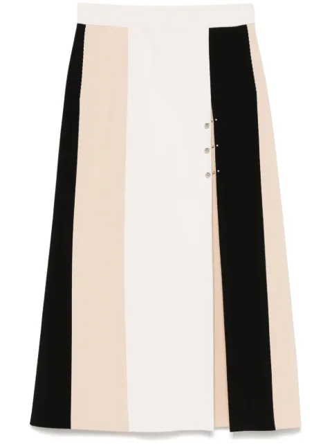 MRZ falda midi con paneles