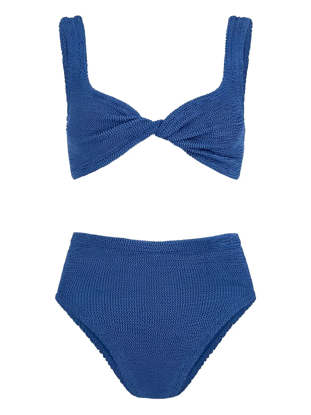 Hunza G Jamie knotted bikini Blauw