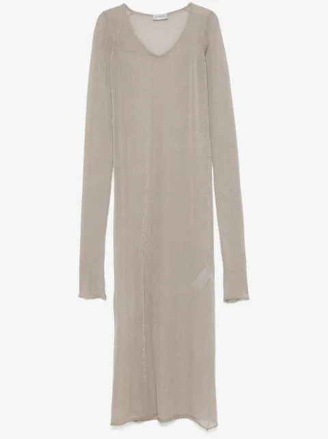 MRZ lamé midi dress