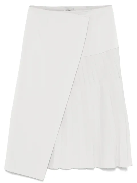 MRZ wrap midi skirt