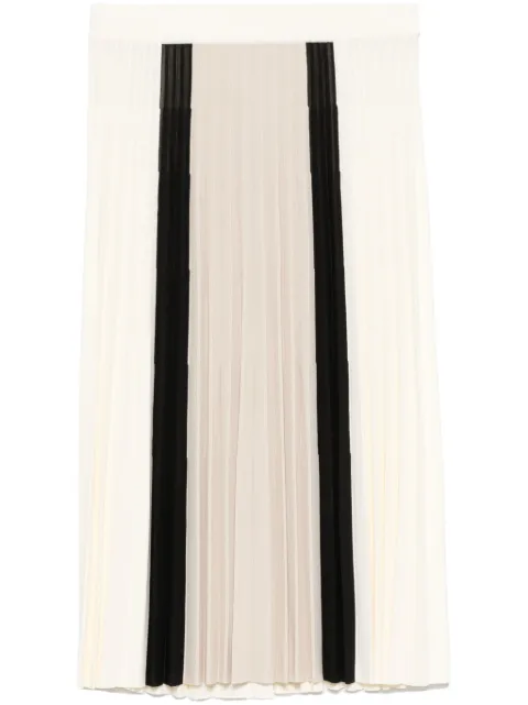 MRZ falda midi con diseño color block