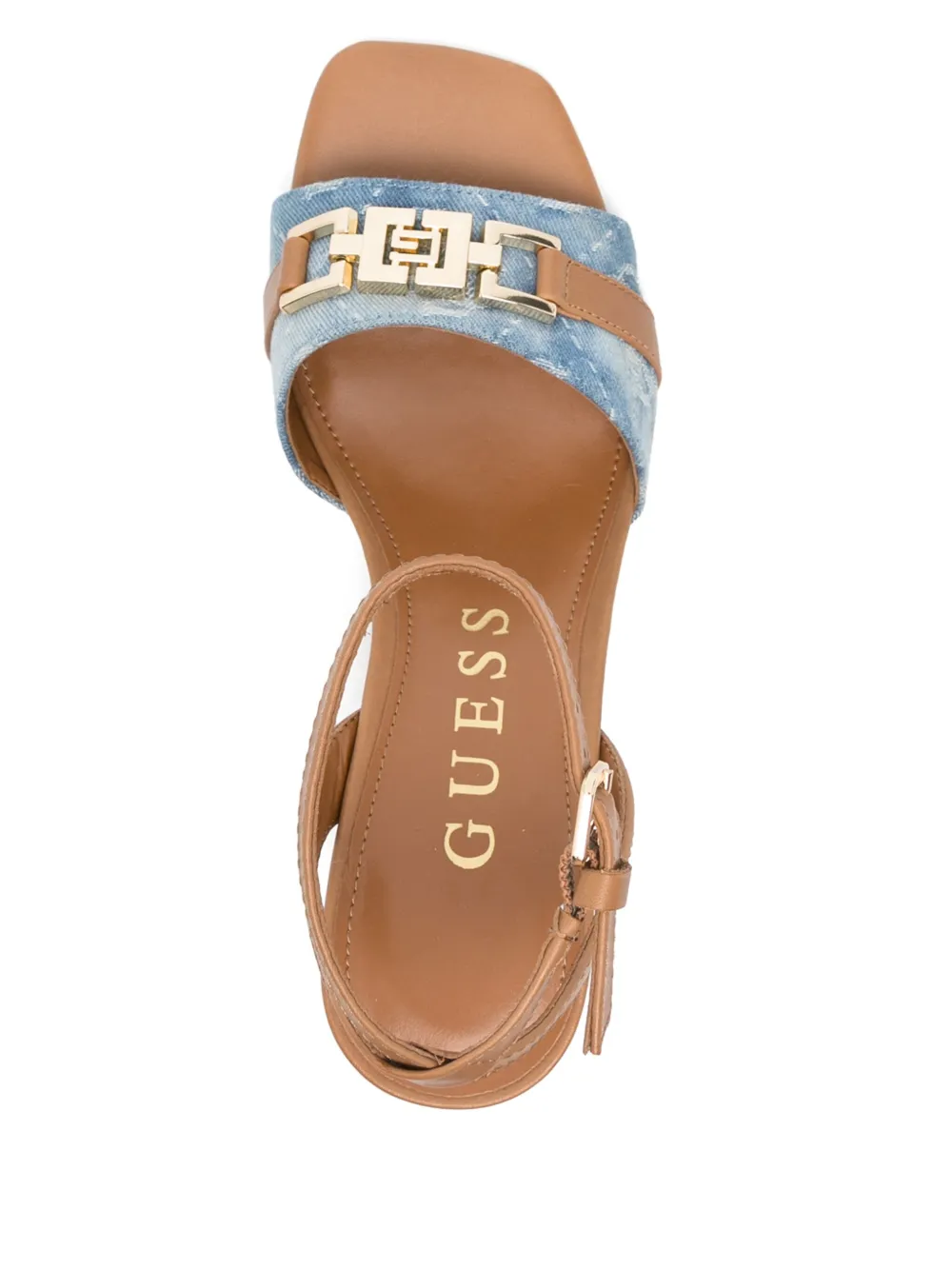 GUESS USA 80mm Grato sandals Brown