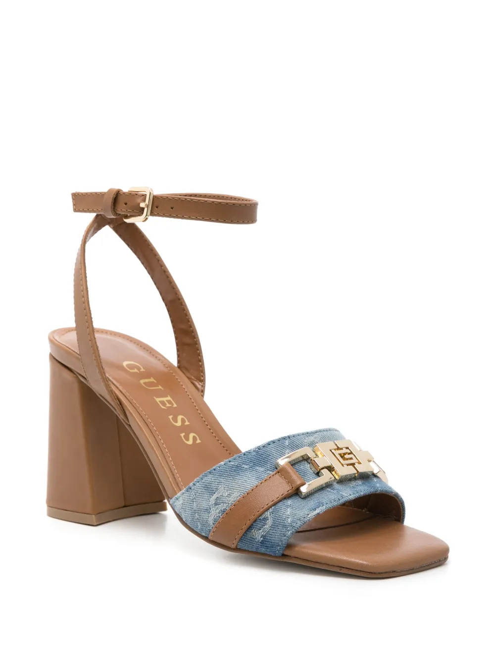 GUESS USA Leren sandalen - Bruin