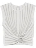 MRZ plissé top - Grey