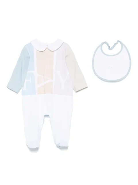 Fay Kids طقم أطفال بطبعة شعار الماركة