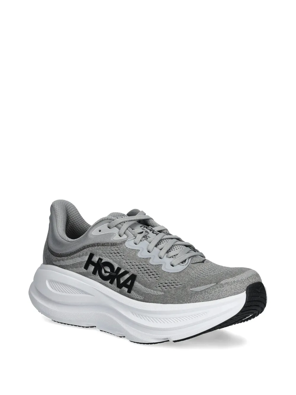 HOKA Bondi 9 "Galactic Grey/Stellar Grey" sneakers - Grijs