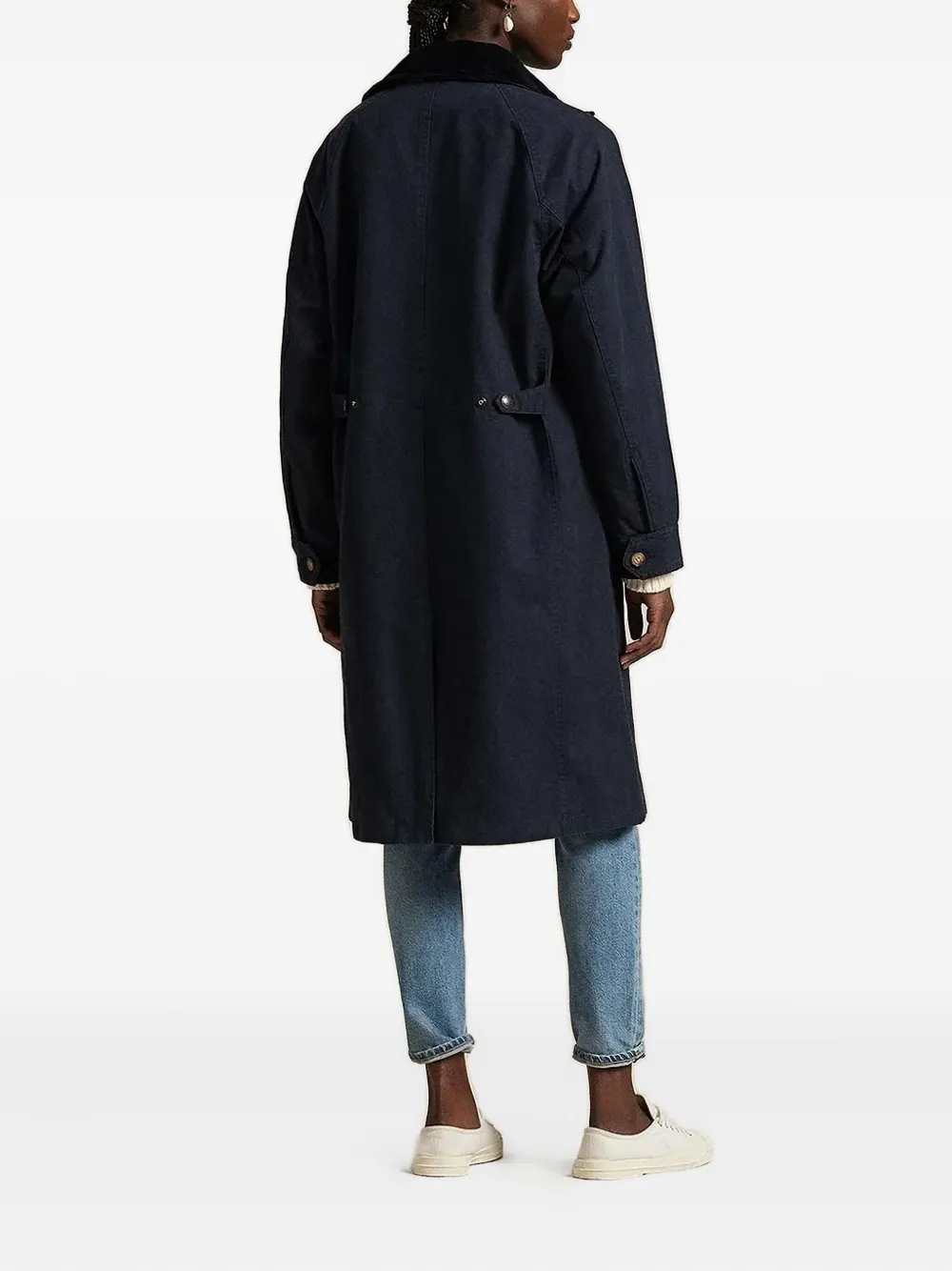 Polo Ralph Lauren Jas met ribfluwelen kraag Blauw