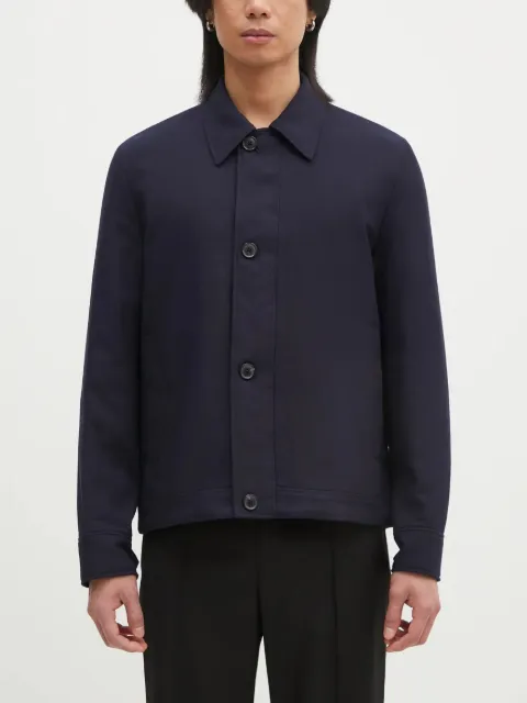 Paul Smith button-fastening wool shirt jacket