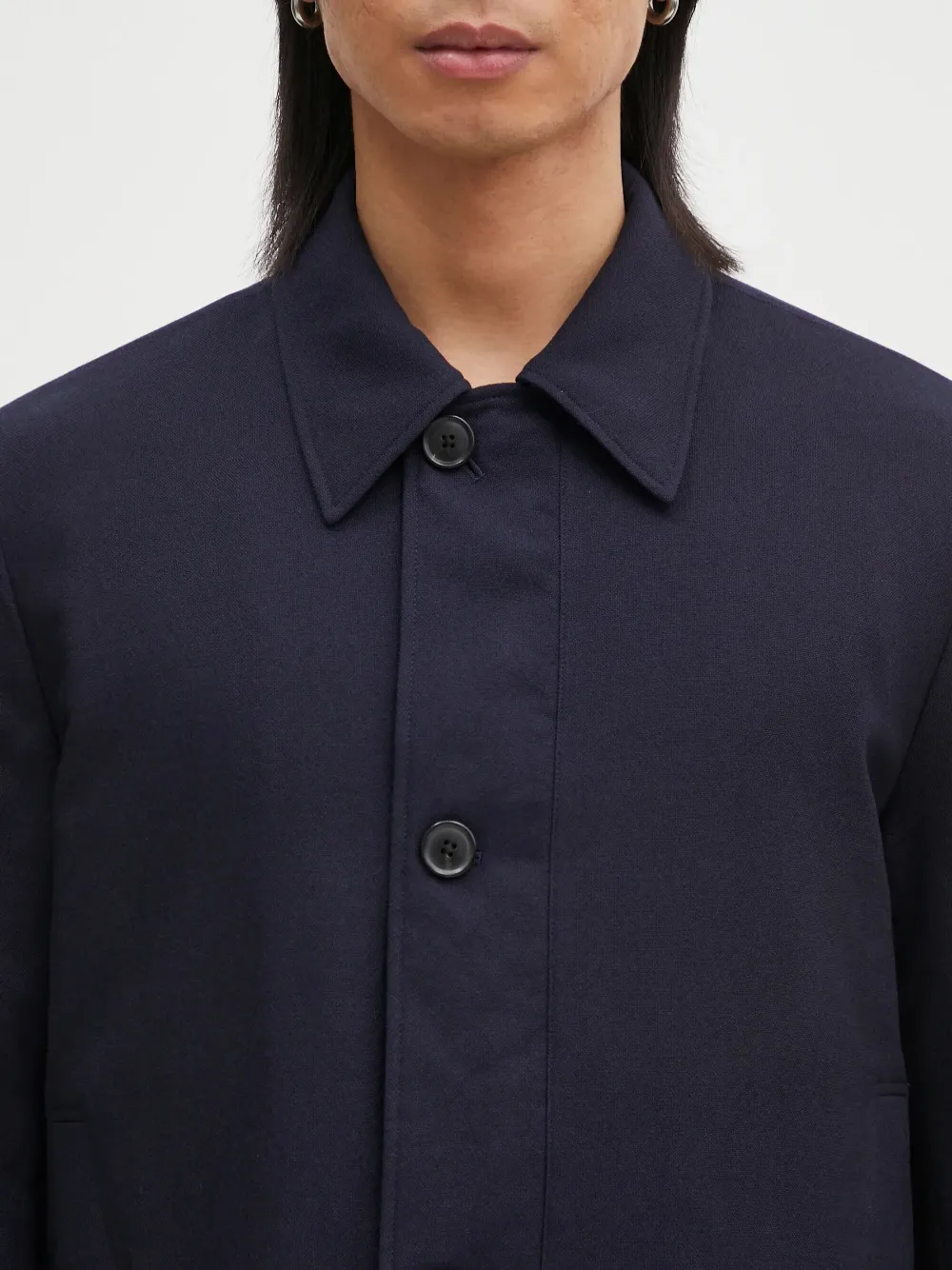 Paul Smith Shirtjack met knoopsluiting Blauw