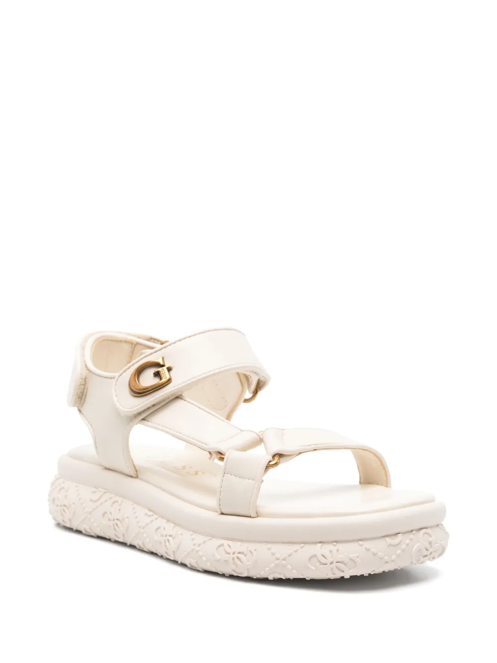 GUESS USA Sandalen verfraaid met kristallen - Beige