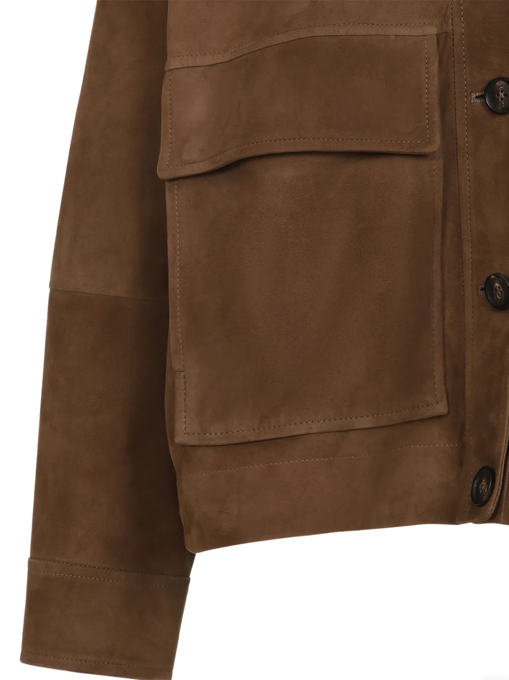 Brunello Cucinelli Suède jack Bruin