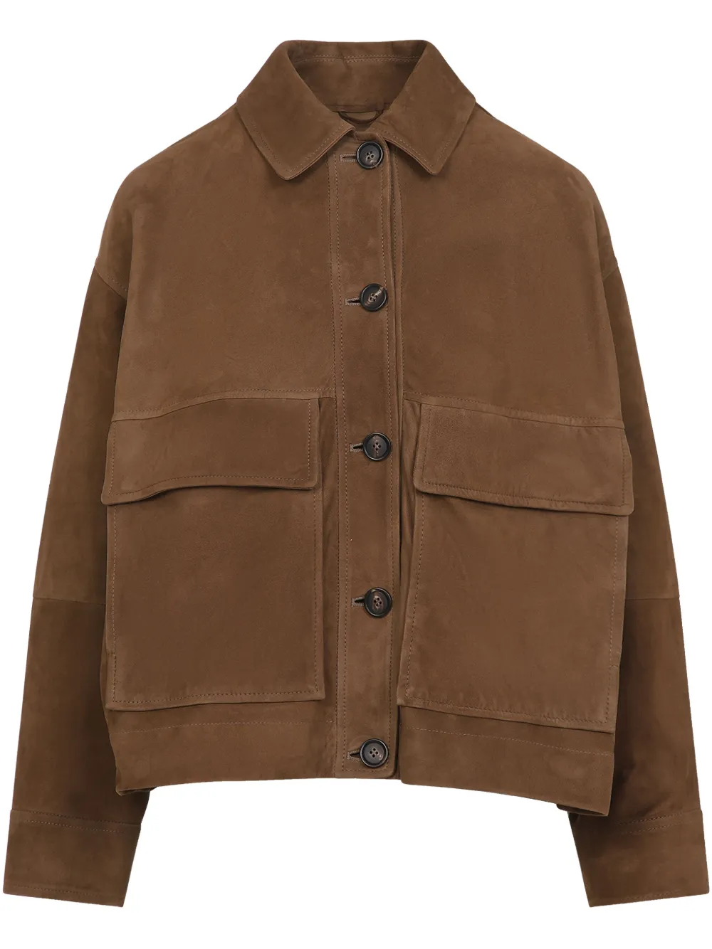 Brunello Cucinelli Suède jack Bruin