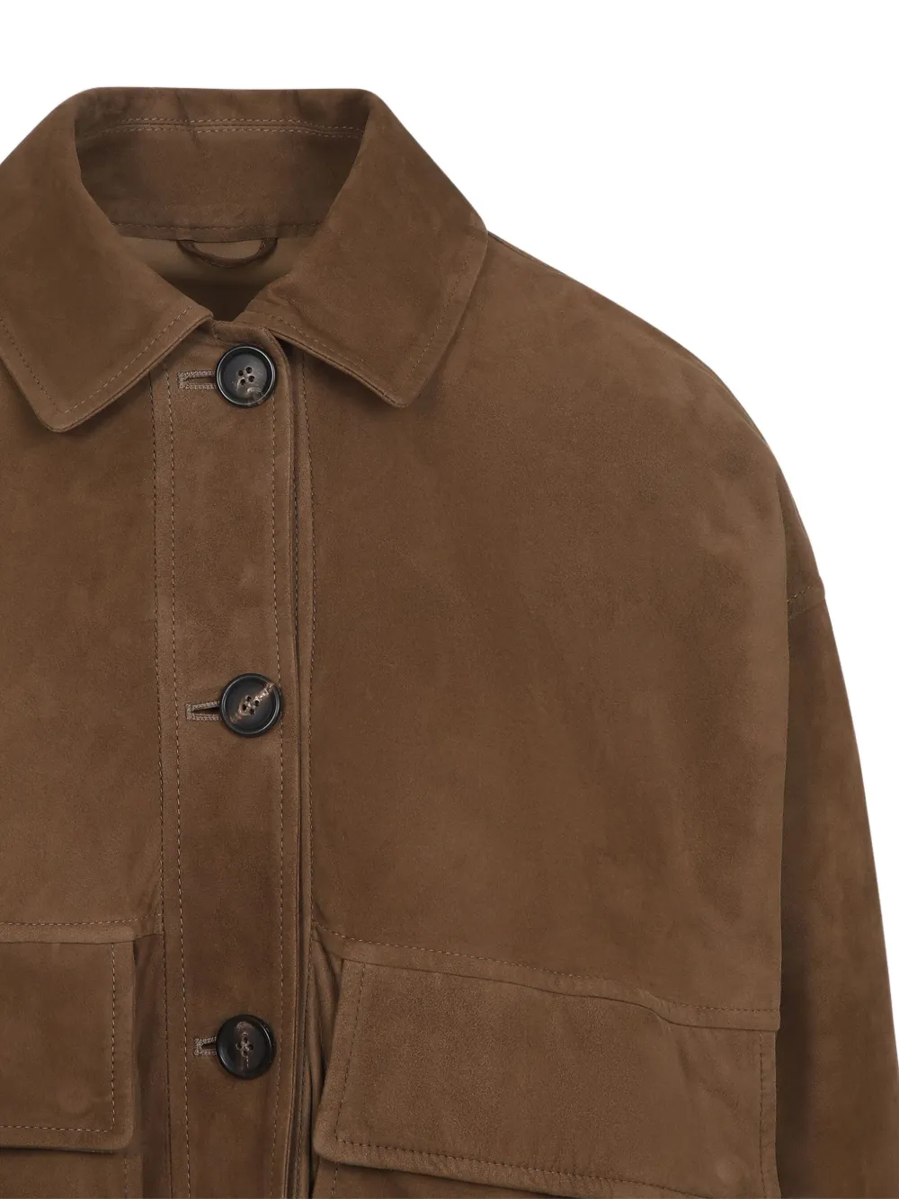 Brunello Cucinelli Suède jack Bruin