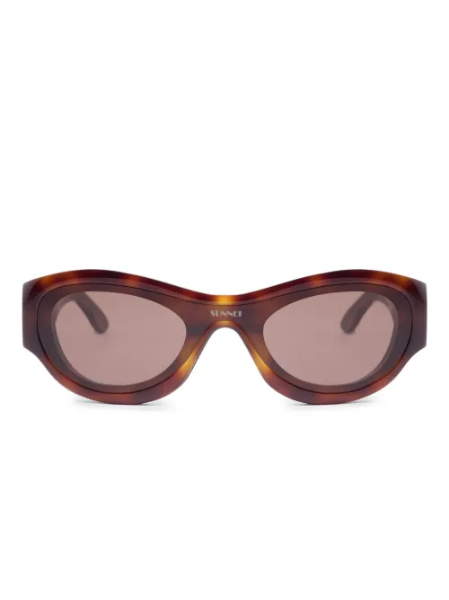 Lunettes de soleil à monture géométrique - Sunnei - Modalova