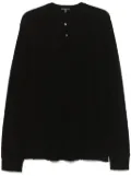 James Perse jersey Henley T-shirt - Black