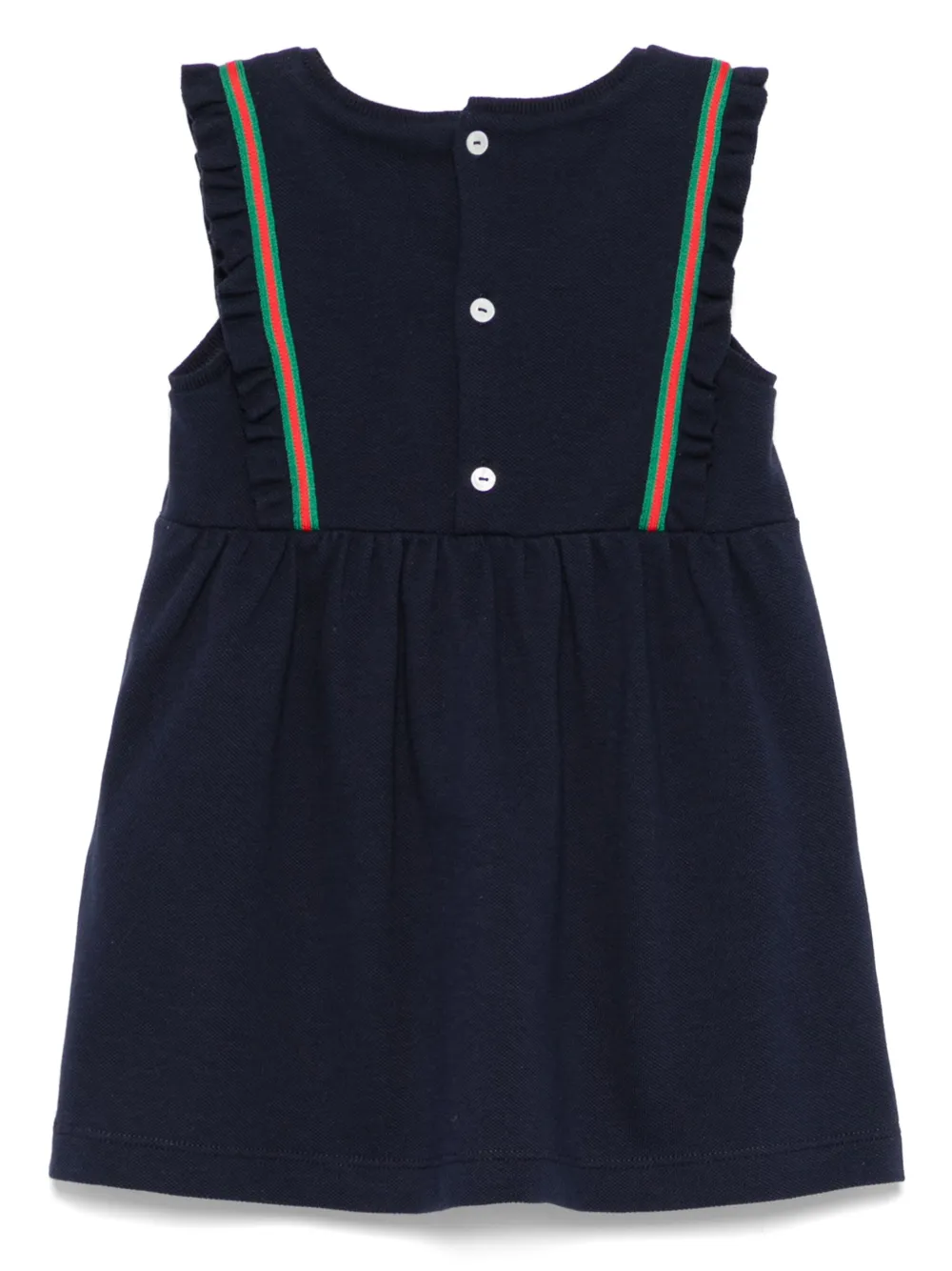 Gucci Kids Jurk met Web-detail - Blauw
