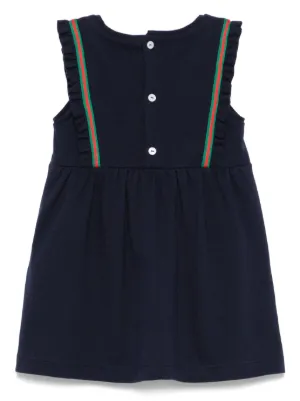 GUCCI ワンピース　グッチ　ドレス　新品　キッズ　子供　チルドレン チルドレンズ〕GGキャンバス ドレスベージュ＆ブルー | GUCCI公式