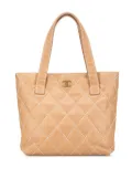 CHANEL Pre-Owned 2003-2004 CC Wild Stitch Calfskin handbag - Brown