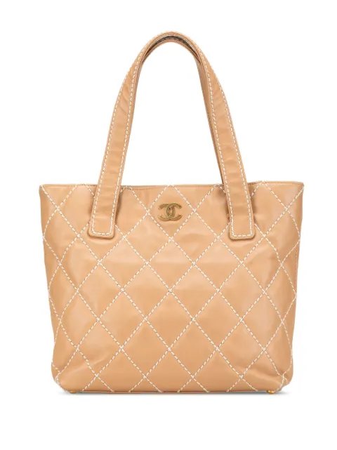 CHANEL Pre-Owned 2003-2004 CC Wild Stitch Calfskin handbag
