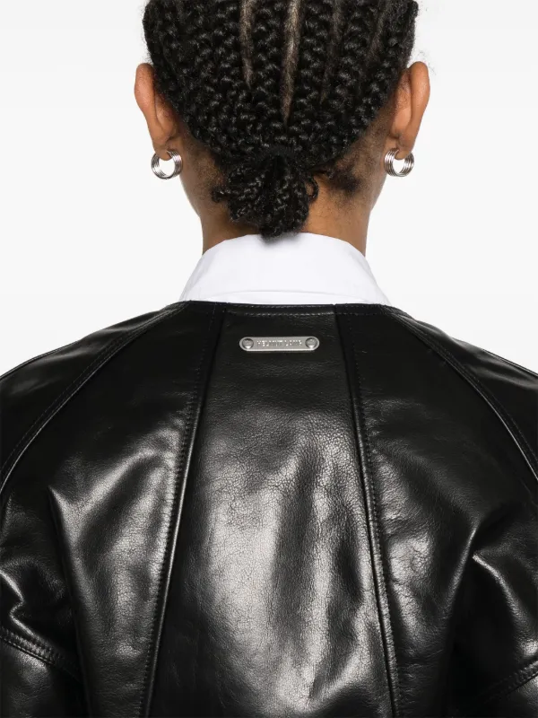 Helmut Lang Articulated Leather Jacket | Black | FARFETCH
