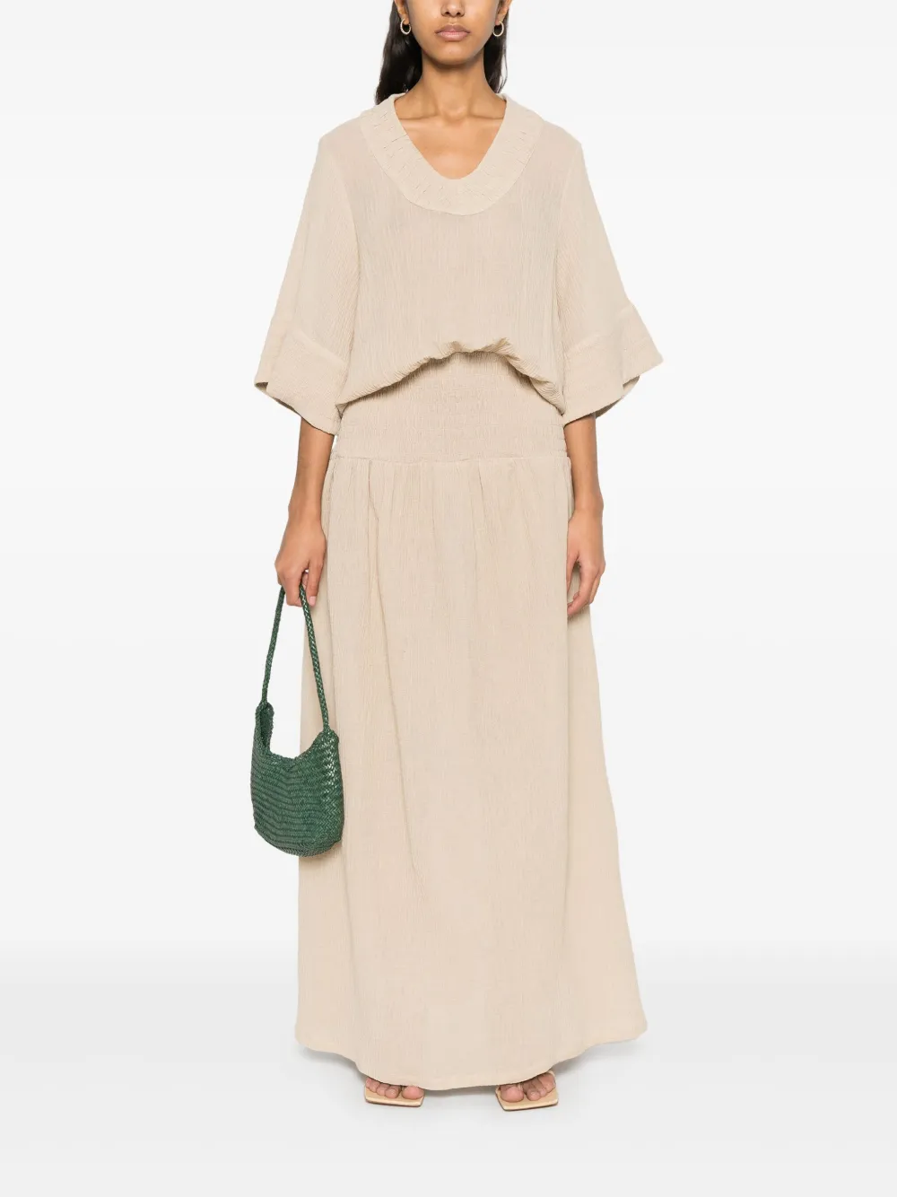 By Malene Birger Anais maxi-jurk - Beige