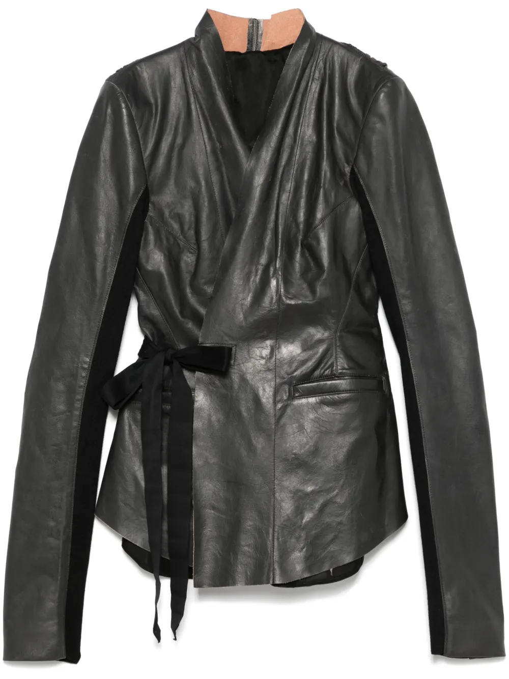 Rick Owens レザージャケット - ブラック Rick Owens レザージャケット - ブラック