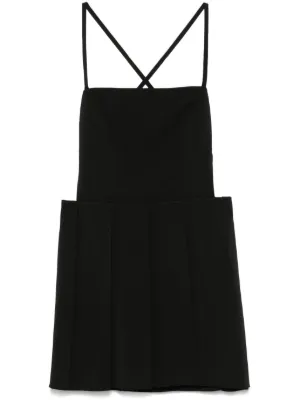 ワンピース LOW CLASSIC : 24FW / RECYCLED NYLON HIGH NECK DRESS (2COLOR) Vega Metallic Ruched One Shoulder Midi Bodycon Dress – REBDOLLS