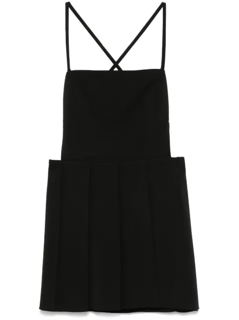 Low Classic vestido corto con diseño plisado