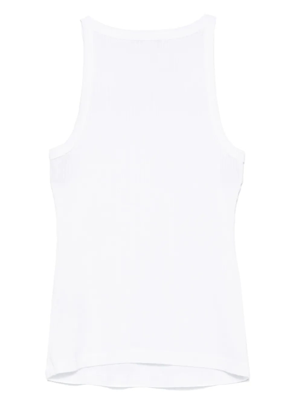 James Perse Geribbelde tanktop - Wit