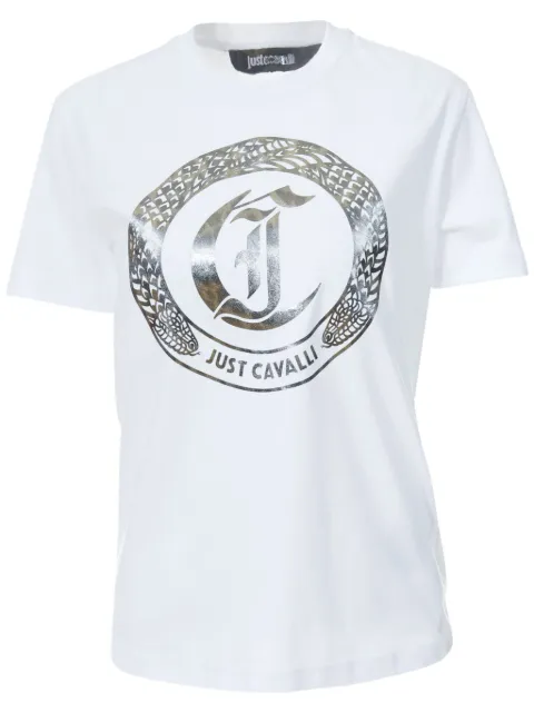 Just Cavalli logo-print T-shirt