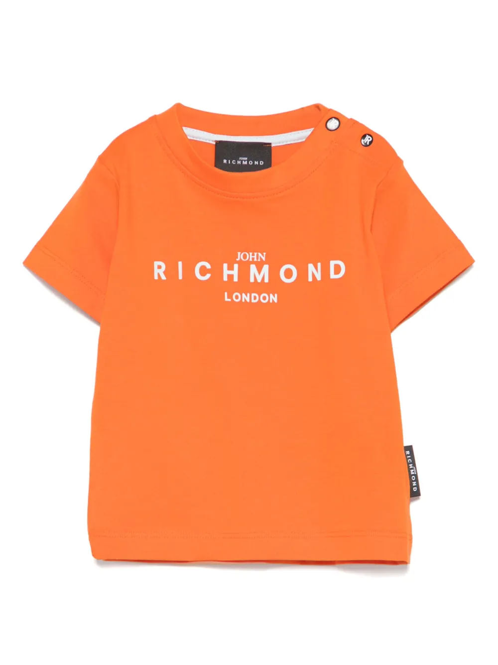 John Richmond Junior T-shirt met logoprint APRICOT ICE WATER