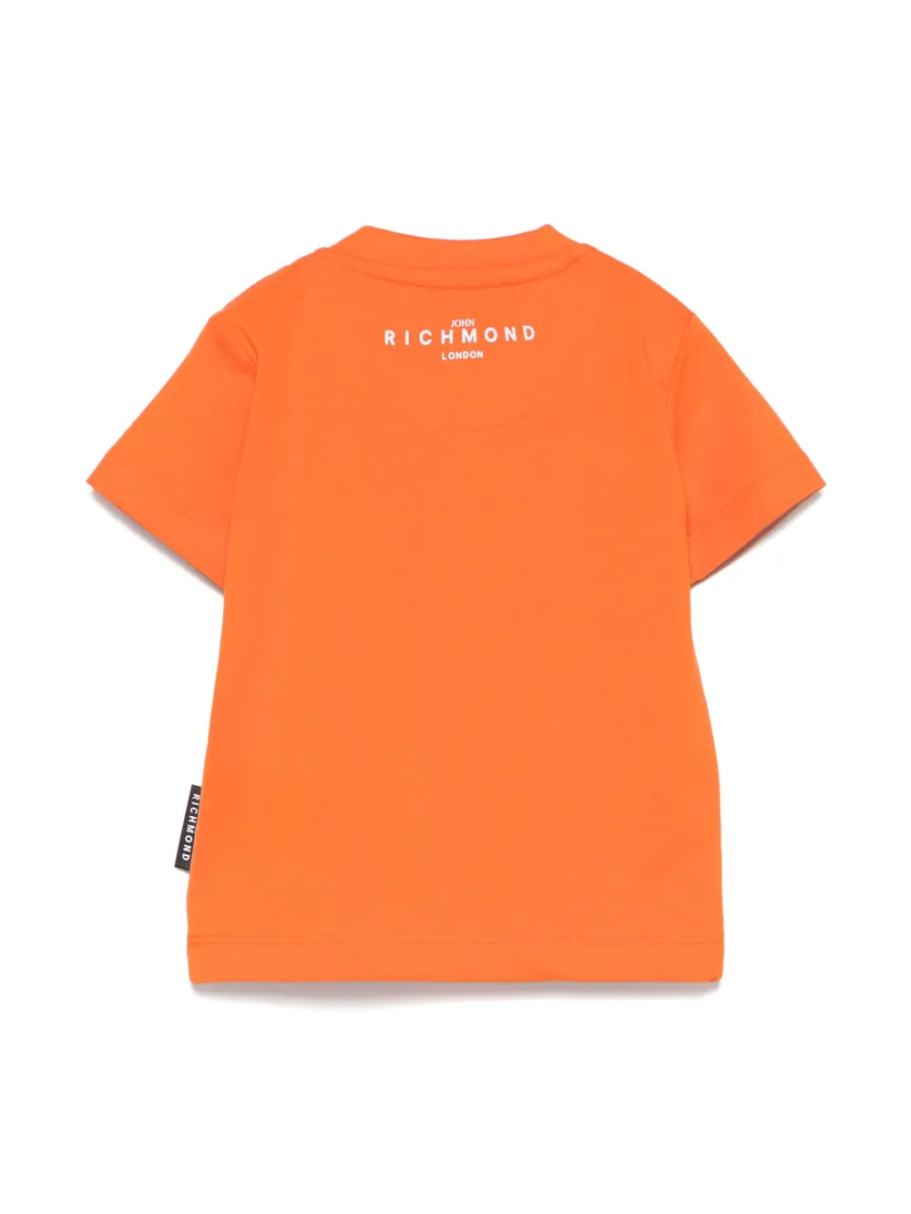 John Richmond Junior T-shirt met logoprint - APRICOT / ICE WATER