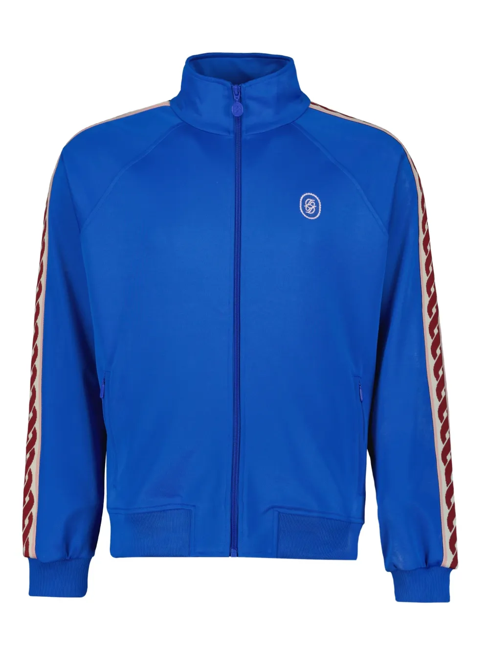 Drôle De Monsieur Sweater met geborduurd logo Blauw