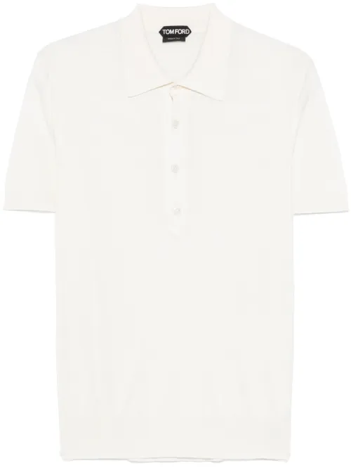 Polo en maille fine - TOM FORD - Modalova