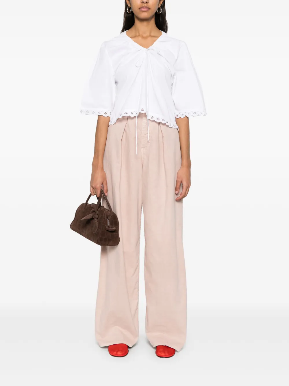 By Malene Birger Ulrikke blouse - Wit