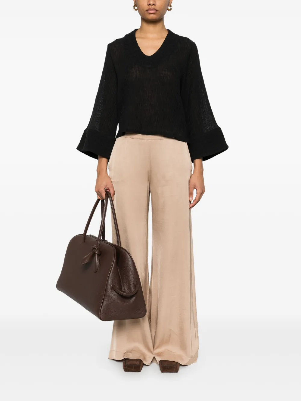 By Malene Birger Moon top - Zwart