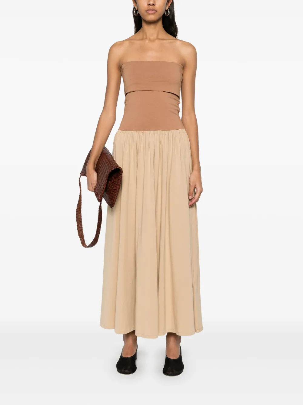 By Malene Birger Marciella maxi-jurk - Beige