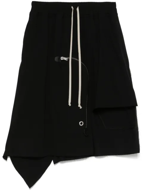 Rick Owens falda corta de lana