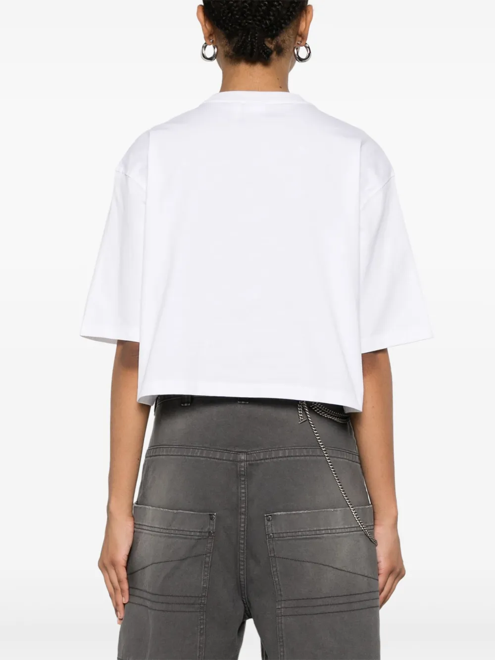 adidas Cropped T-shirt Wit