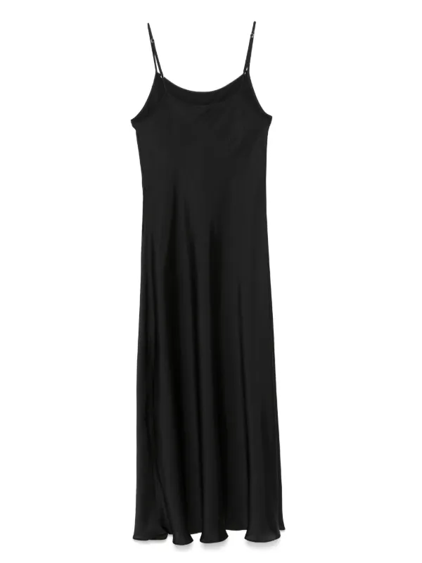 Low Classic Asymmetric Satin Slip Dress - Black Low Classic Asymmetric Satin Slip Dress | Black | FARFETCH