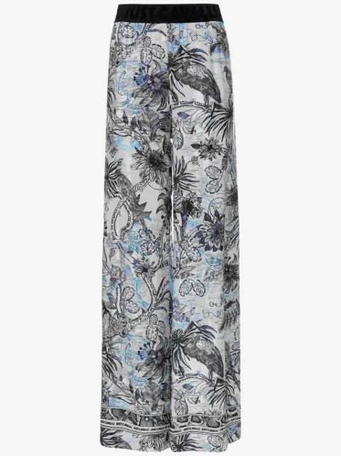 Just Cavalli floral-print trousers 