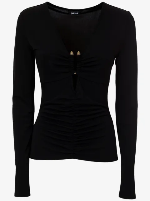 Just Cavalli cut-out detailing top 