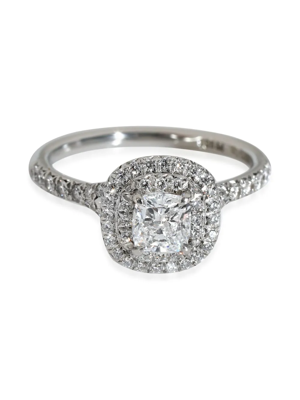 Tiffany & Co. Pre-Owned pre-owned platinum Soleste diamond ring | Silver | Image 1