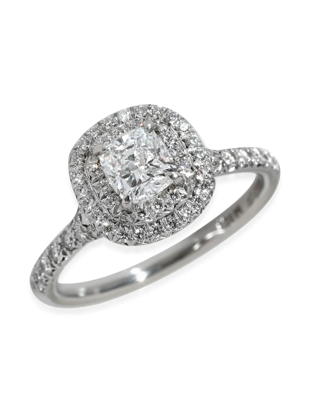 Tiffany & Co. Pre-Owned pre-owned platinum Soleste diamond ring | Women | Image 2