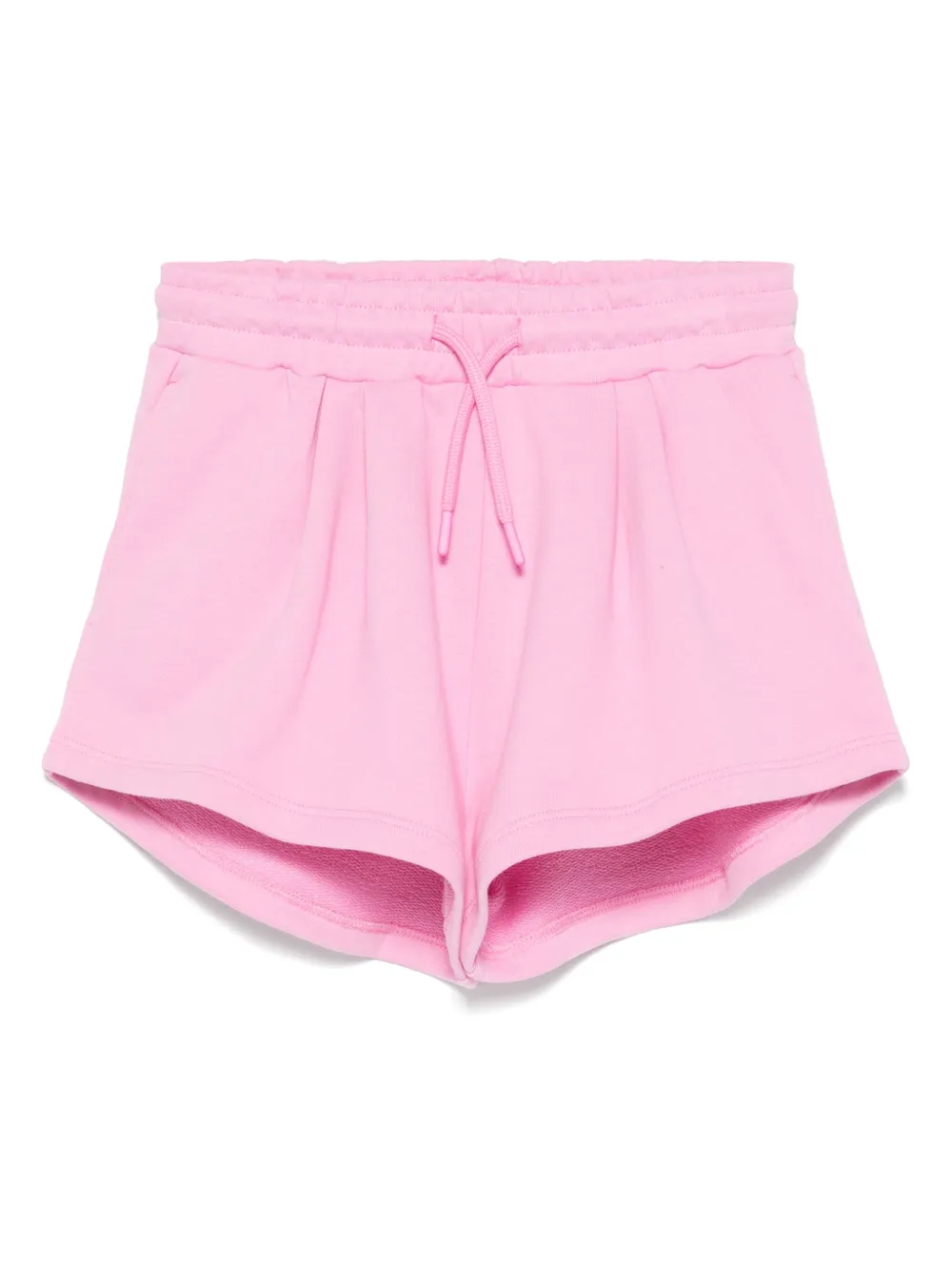 MSGM Kids Katoenen shorts met logoprint Roze